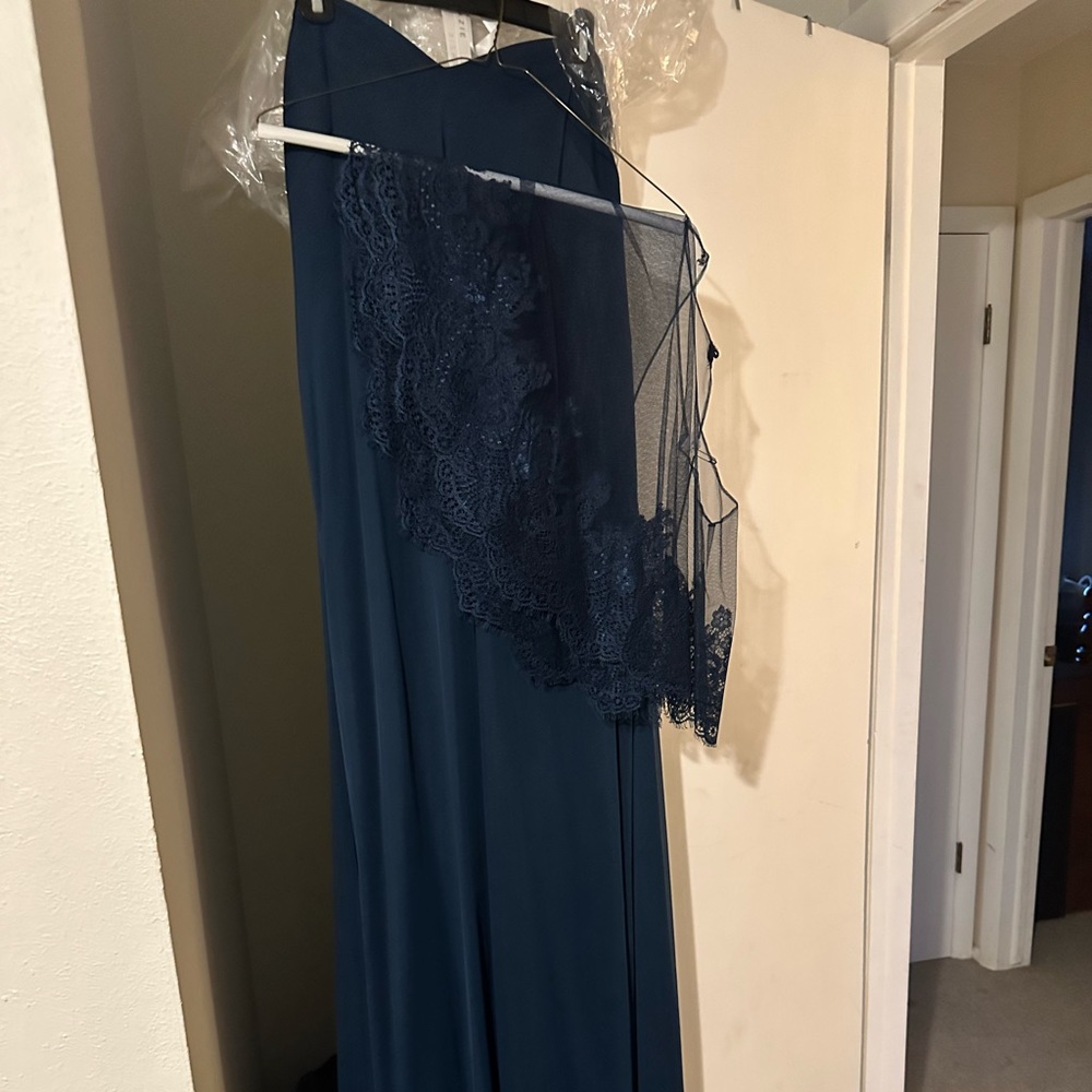 Blue Mother of the Bride Gown